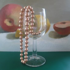 Klasiskas zeltīta toņa pērļu krelles 